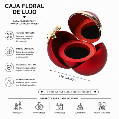 caja florar de lujo