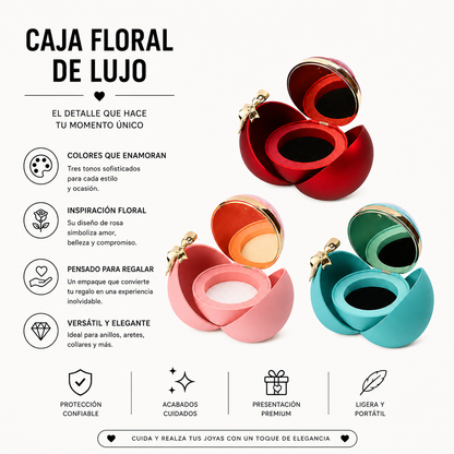 caja florar de lujo